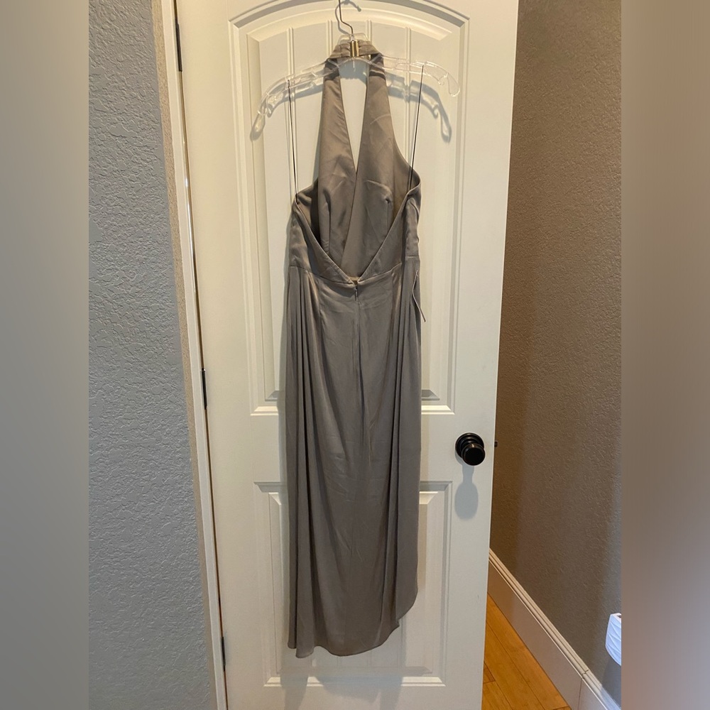 NWT $286 ANTHROPOLOGIE Draped Halter Maxi Dress 6 - Picture 5 of 6